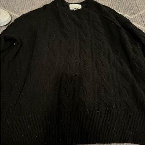 Aerie Black Knit Sweater